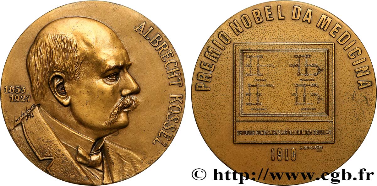 SCIENCE & SCIENTIFIC Médaille, Albrecht Kossel AU