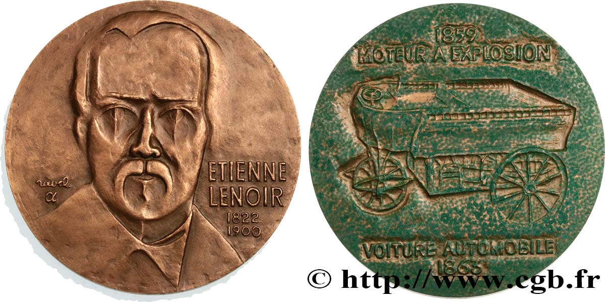 SCIENCE & SCIENTIFIC Médaille, Étienne Lenoir AU
