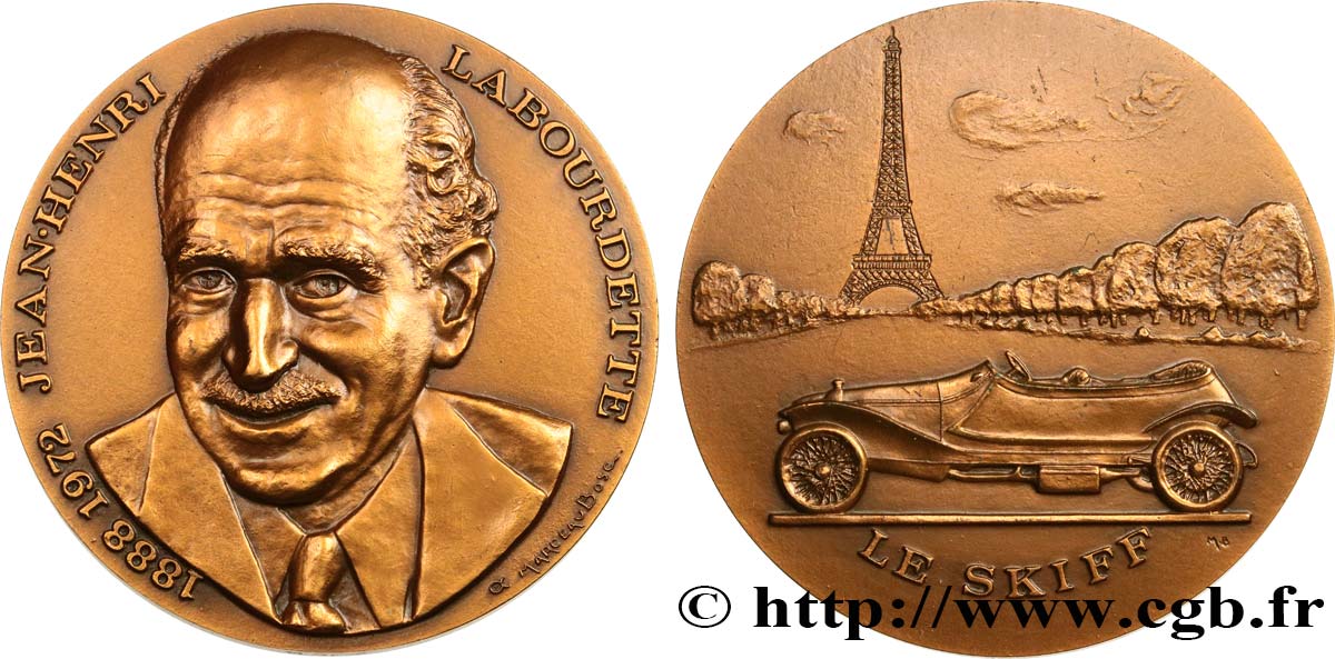 VARIOUS CHARACTERS Médaille, Jean Henri-Labourdette AU