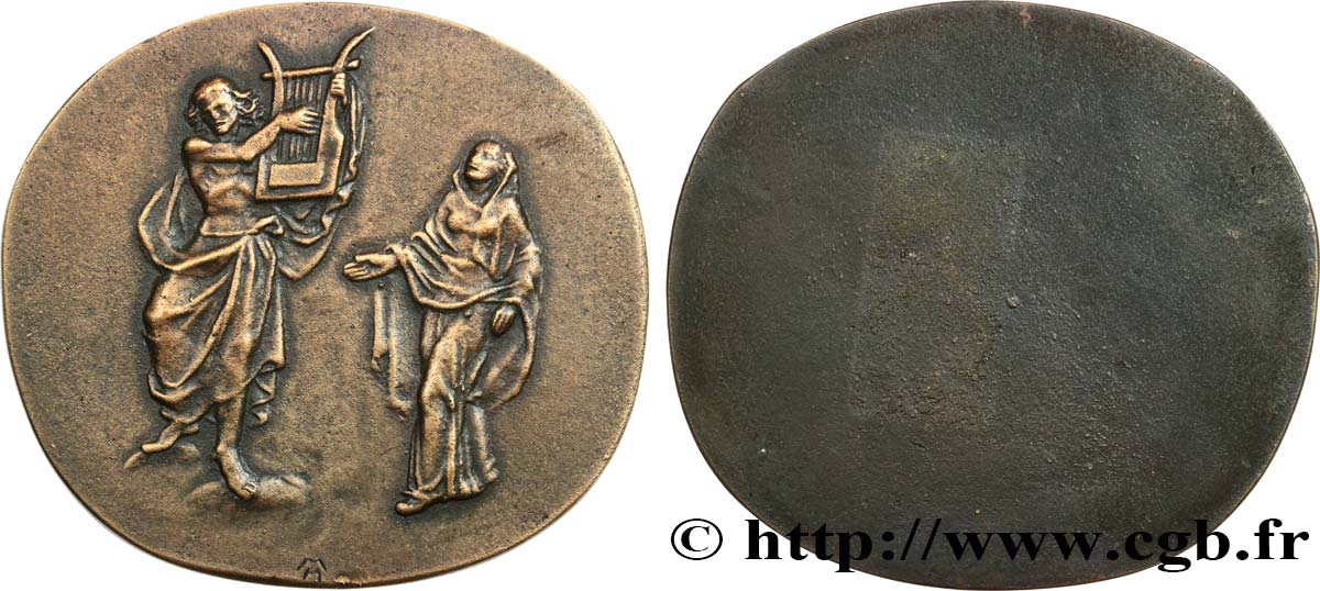VARIOUS CHARACTERS Médaille, Orphée et Eurydice AU