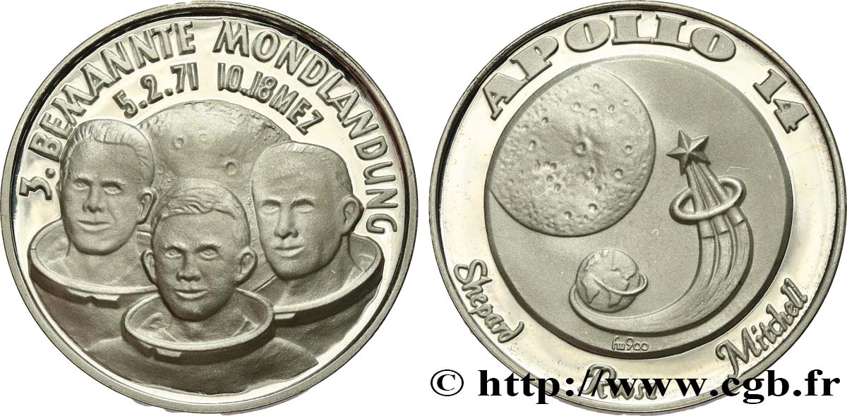 UNITED STATES OF AMERICA Médaille, Apollo 14 AU