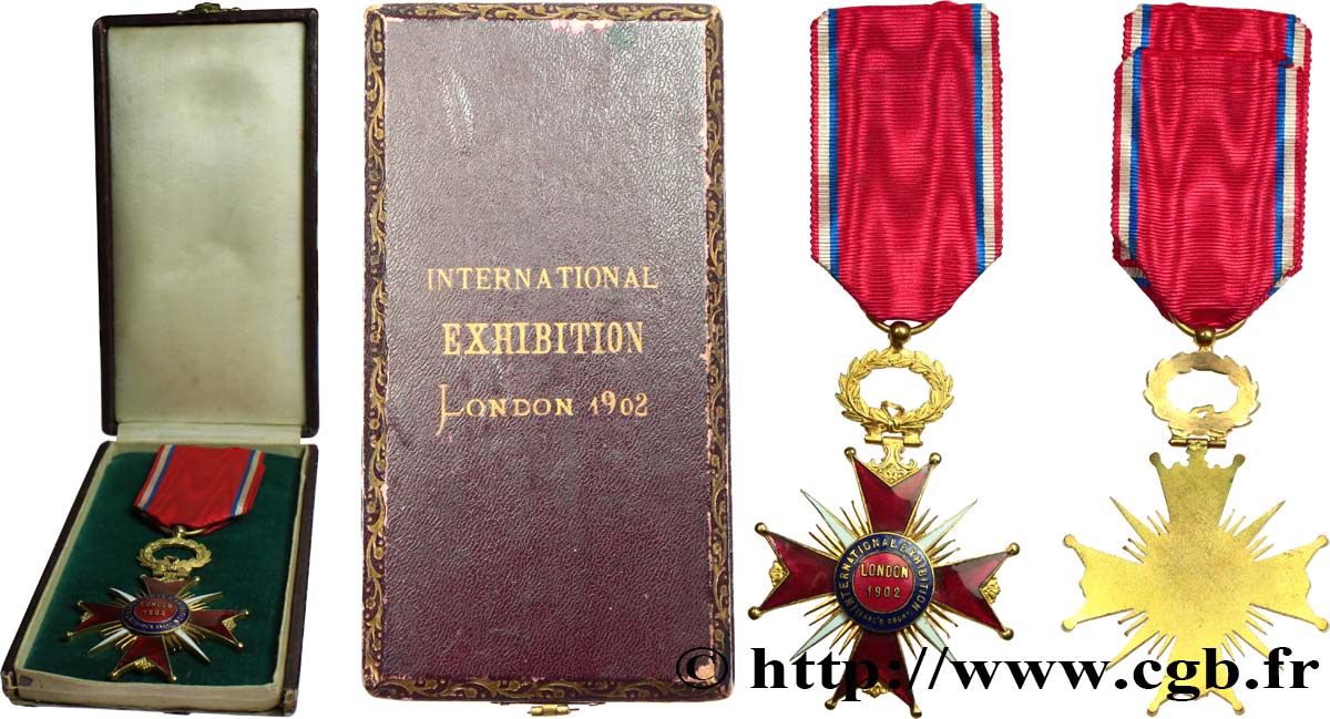 GRANDE-BRETAGNE - ÉDOUARD VII Médaille, Exposition internationale AU