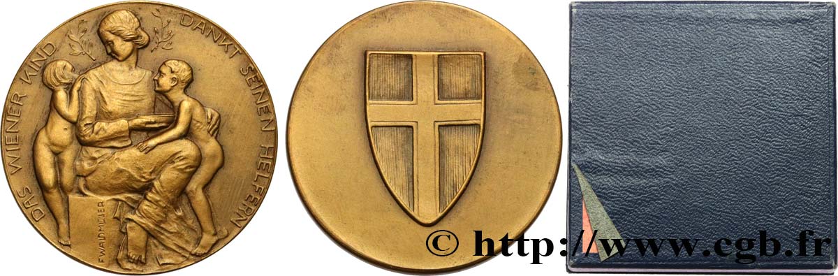 ÖSTERREICH Médaille, Enfant de Vienne VZ