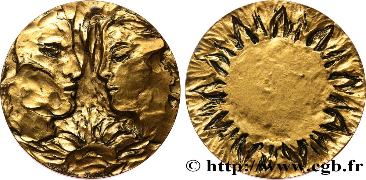 AMOUR ET MARIAGE Médaille de mariage ou anniversaire de mariage AU