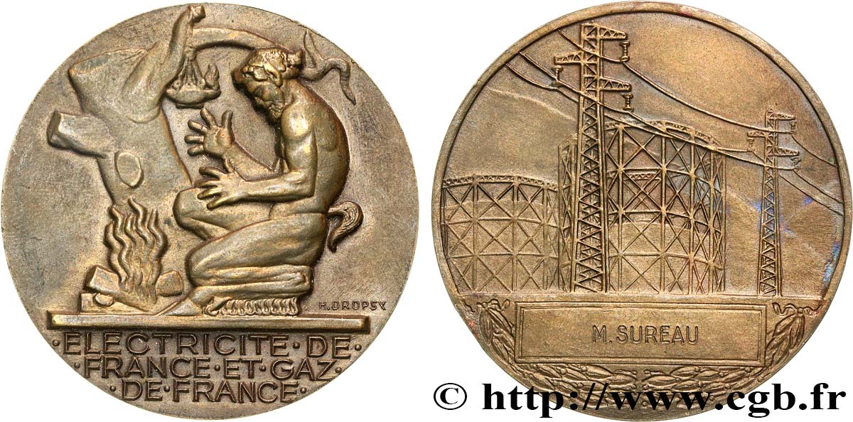 COMPANIES, INDUSTRIES AND MISCELLANEOUS TRADES Médaille de mérite EDF / GDF XF