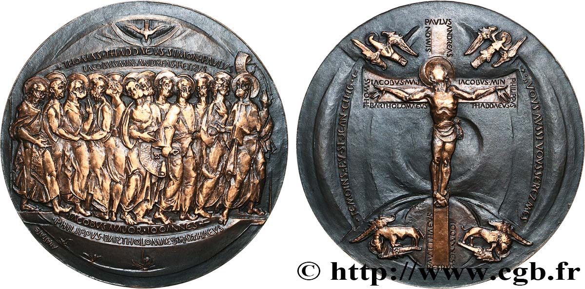 RELIGIOUS MEDALS Médaille, Passion du Christ AU