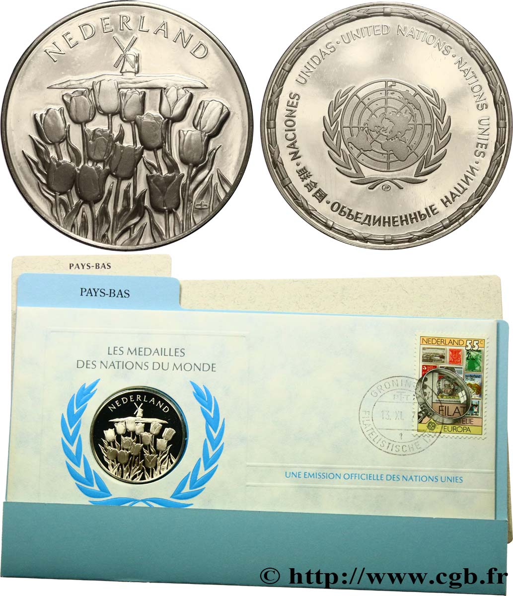 LES MÉDAILLES DES NATIONS DU MONDE Médaille, Pays-Bas SPL
