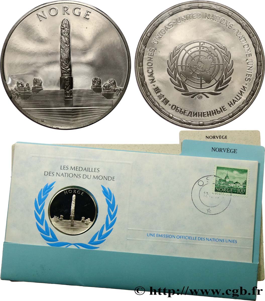 LES MÉDAILLES DES NATIONS DU MONDE Médaille, Norvège SPL