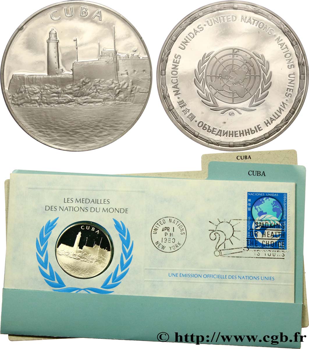 LES MÉDAILLES DES NATIONS DU MONDE Médaille, Cuba SPL