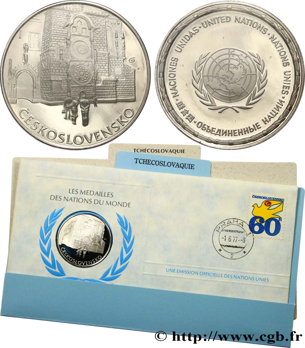 LES MÉDAILLES DES NATIONS DU MONDE Médaille, Tchecoslovaquie SPL