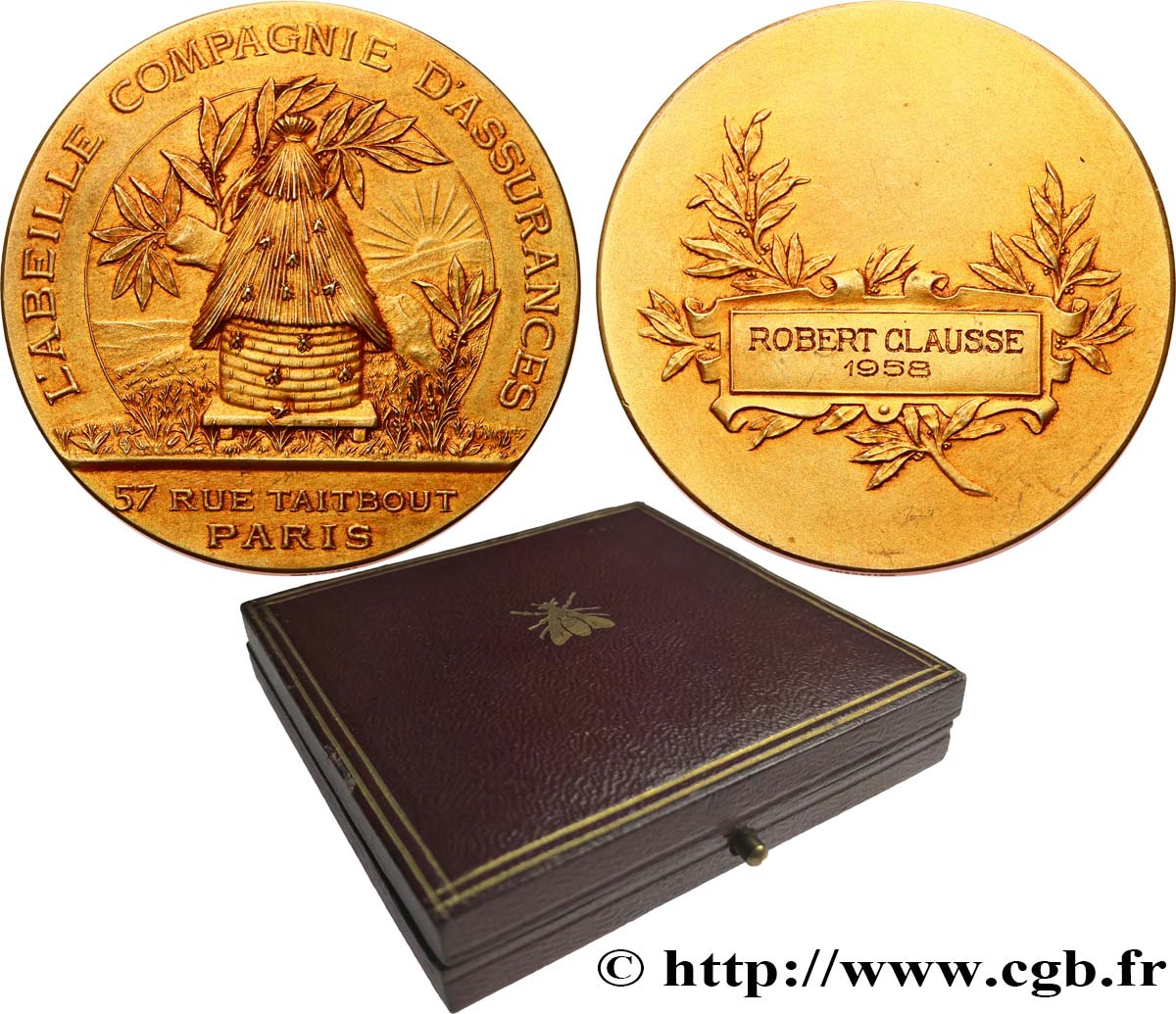 INSURANCES Médaille, L’Abeille, compagnie d’assurances AU