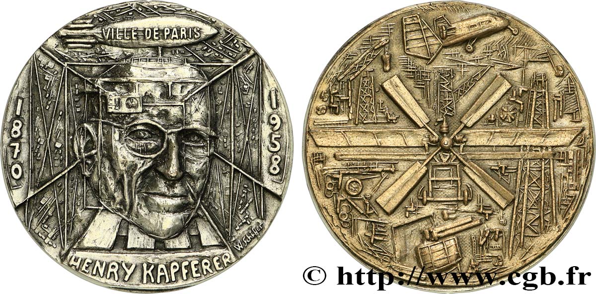 SCIENCES & SCIENTIFIQUES Médaille, Henry Kapferer SUP
