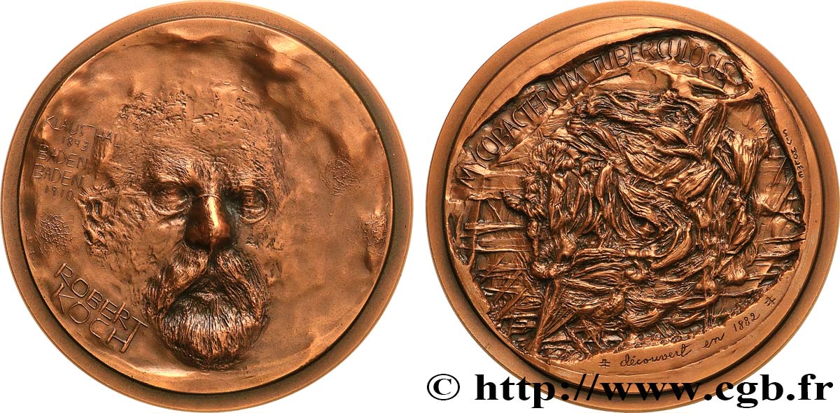 SCIENCES & SCIENTIFIQUES Médaille, Robert Koch SUP
