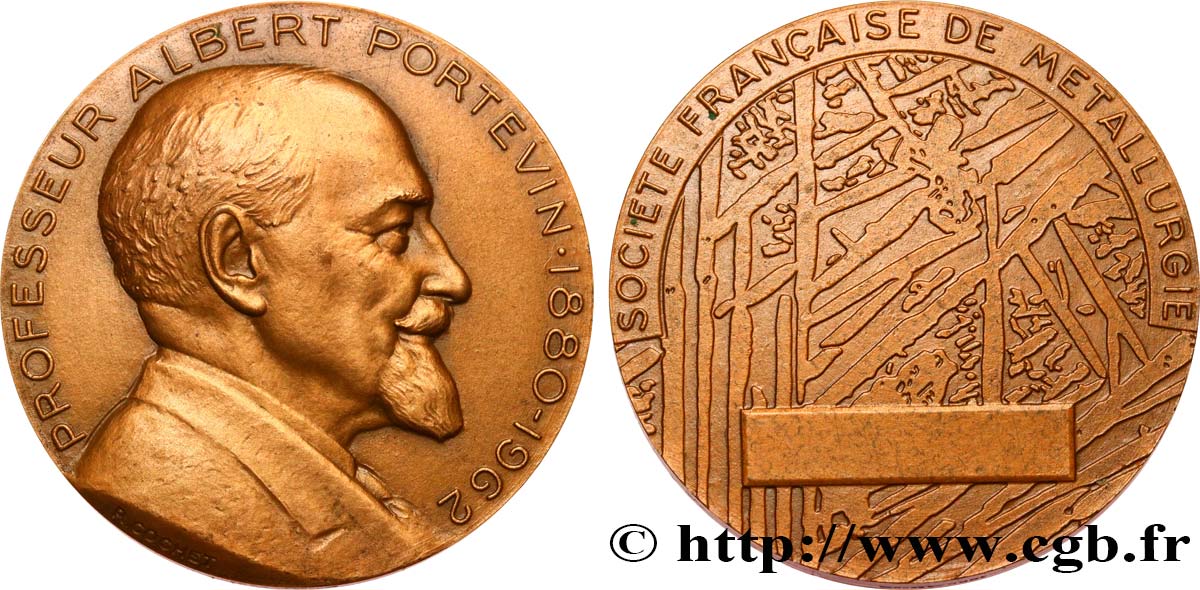 SCIENCES & SCIENTIFIQUES Médaille, Albert Portevin SUP