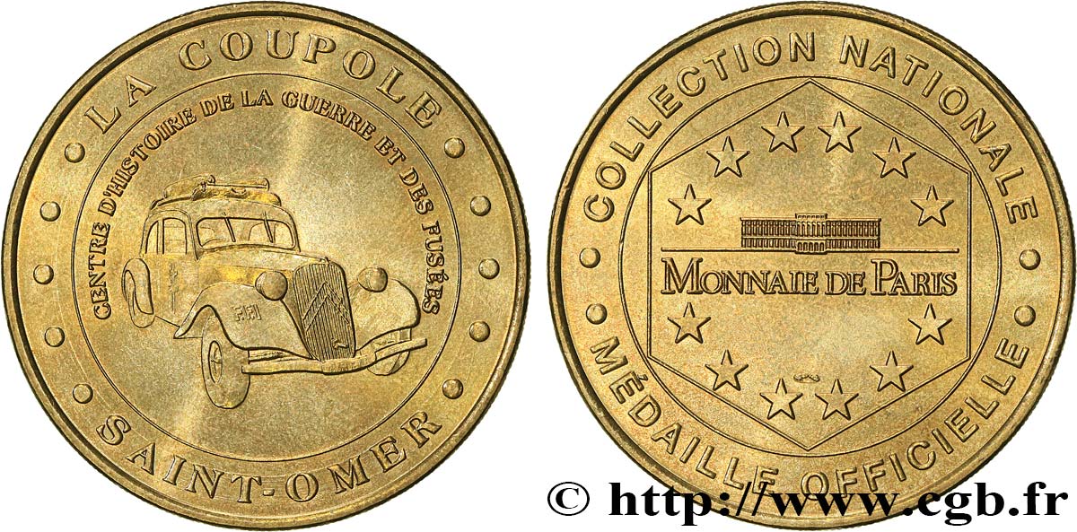 BUILDINGS AND HISTORY Médaille touristique, La coupole de Saint-Omer AU