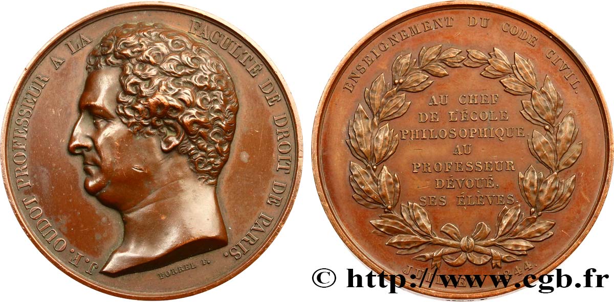 LUDWIG PHILIPP I Médaille, Julien-François Oudot  SS