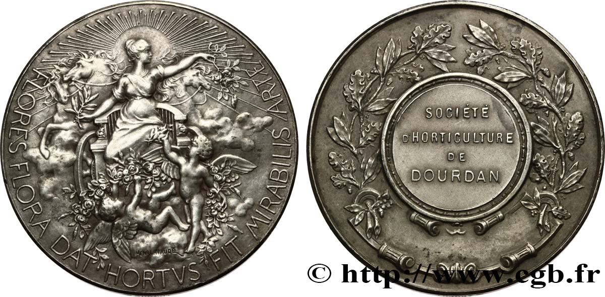 AGRICULTURAL, HORTICULTURAL, FISHING AND HUNTING SOCIETIES Médaille, Société d’horticulture XF