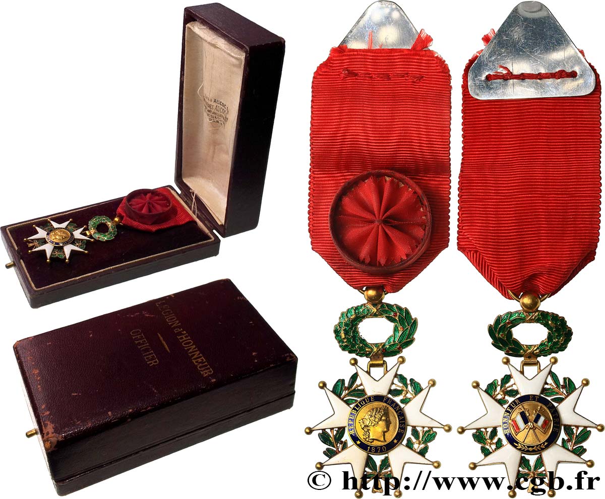 TROISIÈME RÉPUBLIQUE Légion d’Honneur - Officier SUP