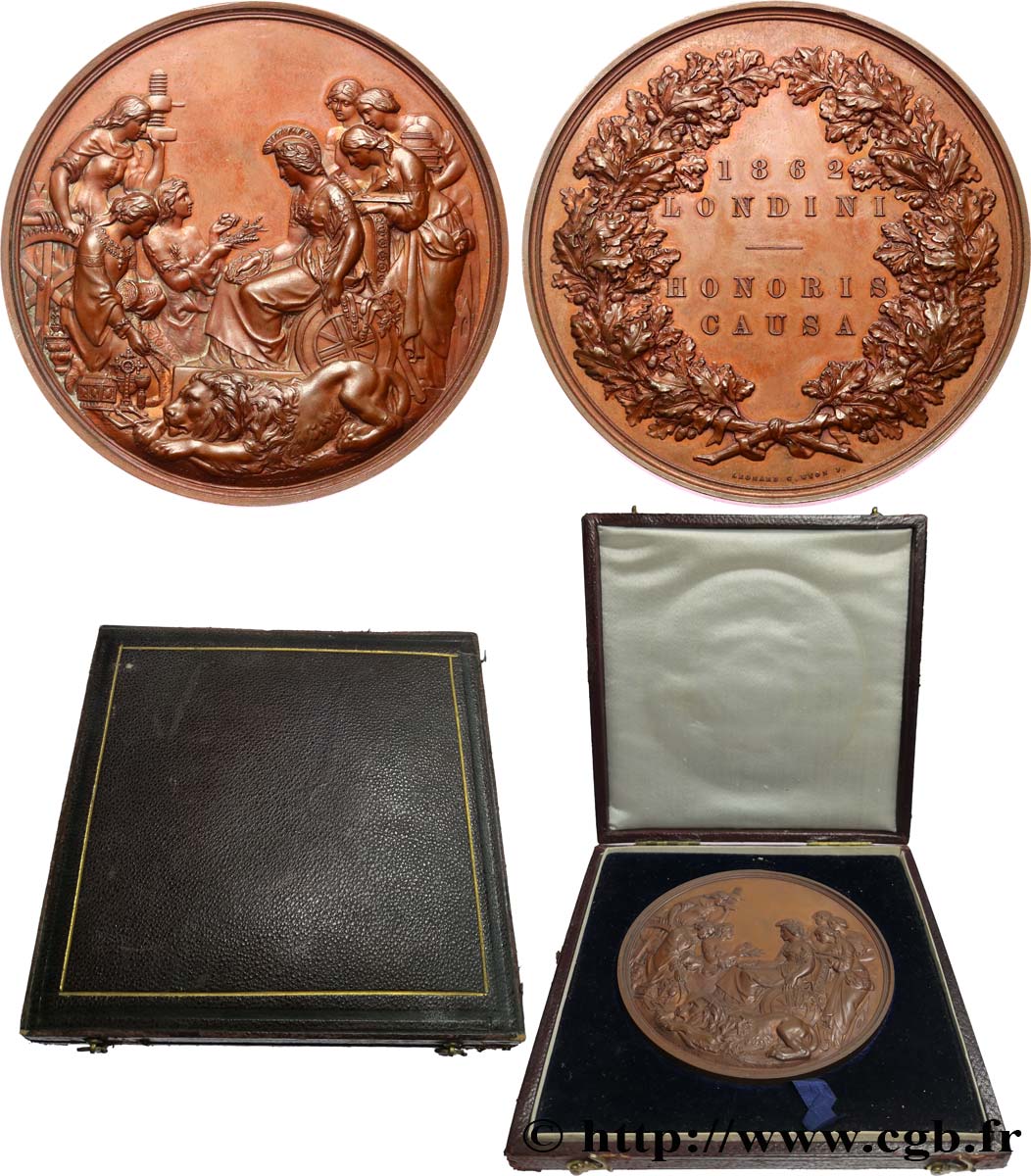 GRANDE BRETAGNE - VICTORIA Médaille, Exposition Universelle de Londres SUP