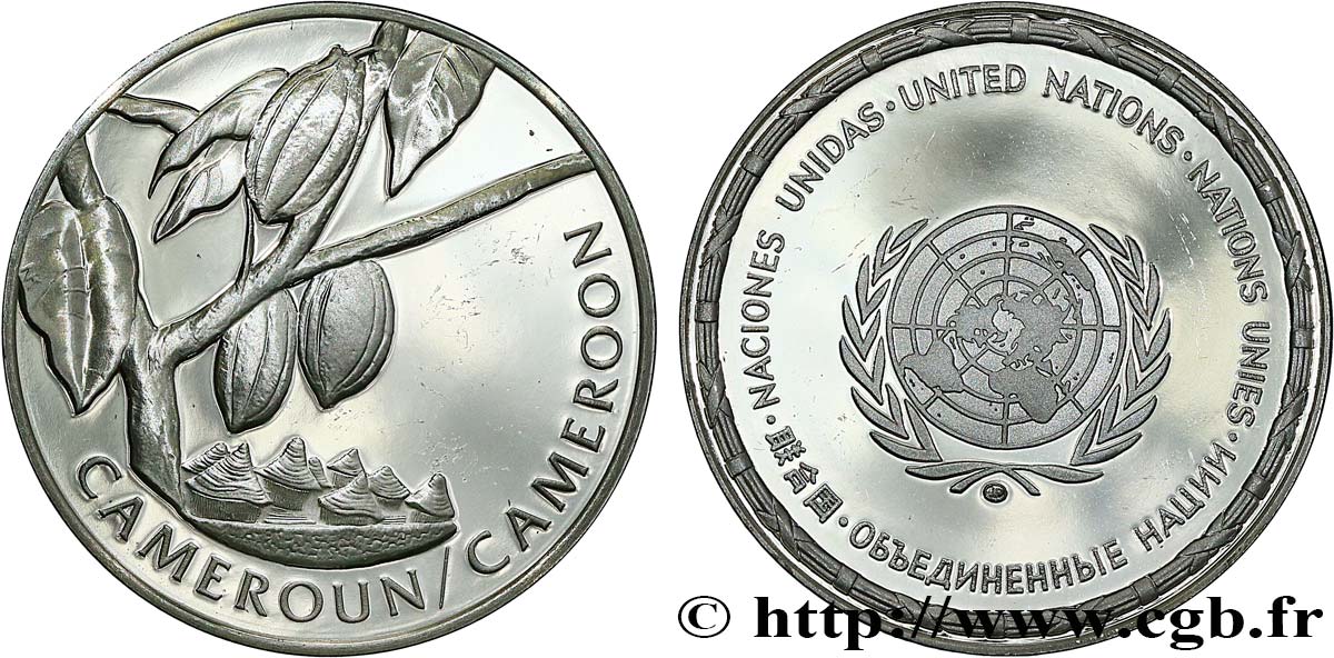 LES MÉDAILLES DES NATIONS DU MONDE Médaille, Cameroun SPL