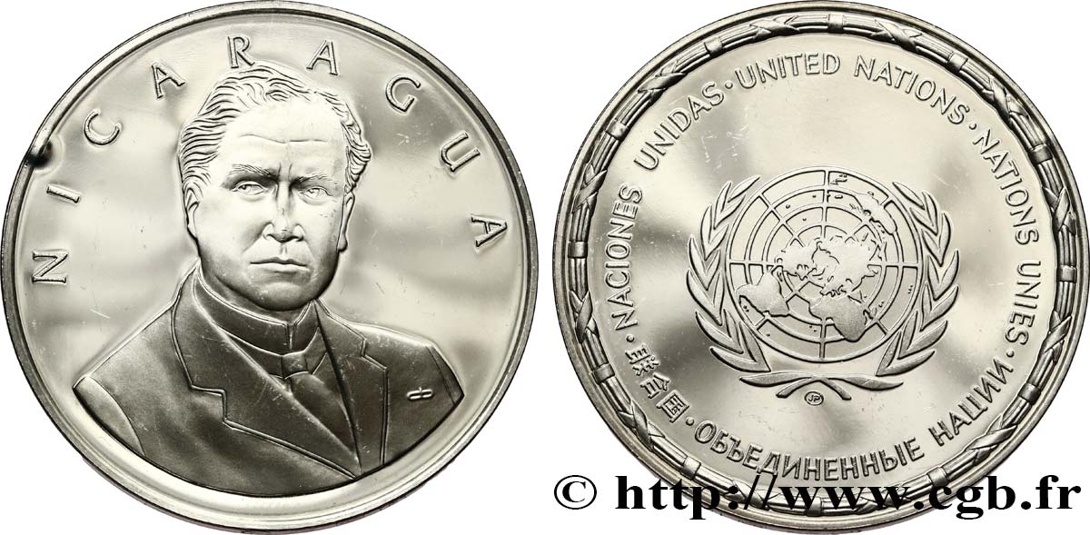 LES MÉDAILLES DES NATIONS DU MONDE Médaille, Nicaragua SPL
