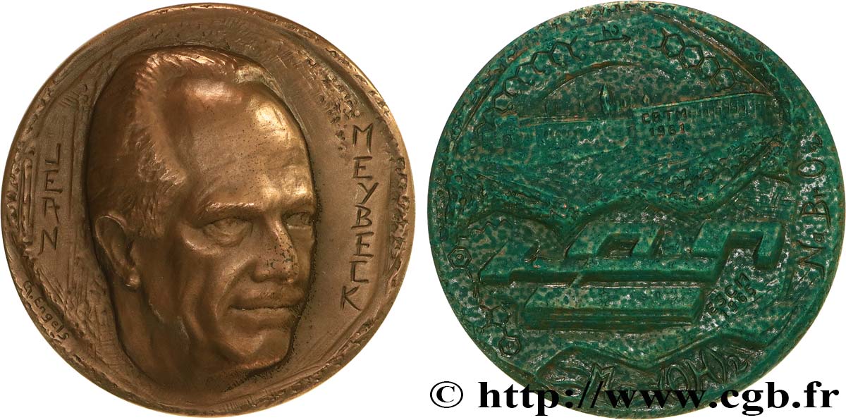 SCIENCES & SCIENTIFIQUES Médaille, Jean Meybeck AU/AU
