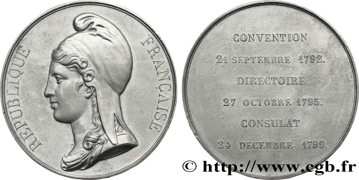 LOUIS-PHILIPPE I Médaille, Convention, Directoire et Consulat AU