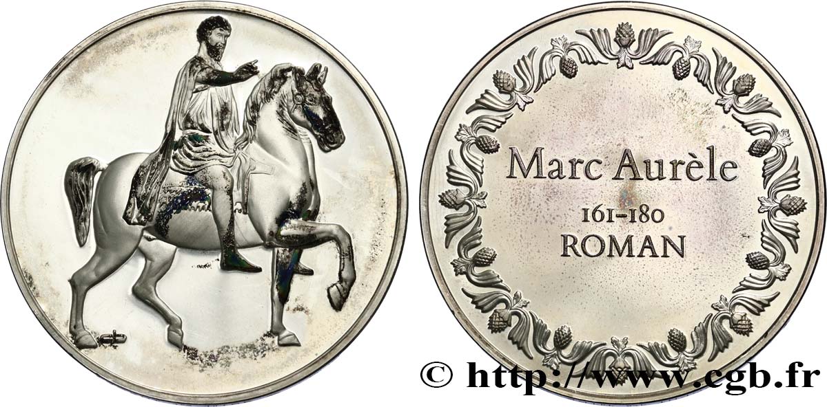 THE 100 GREATEST MASTERPIECES Médaille, Marc-Aurèle AU
