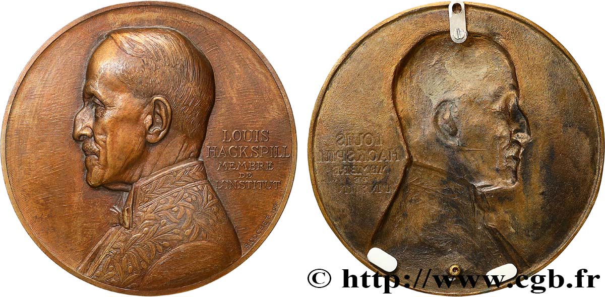 SCIENCE & SCIENTIFIC Médaille, Louis Hackspill AU