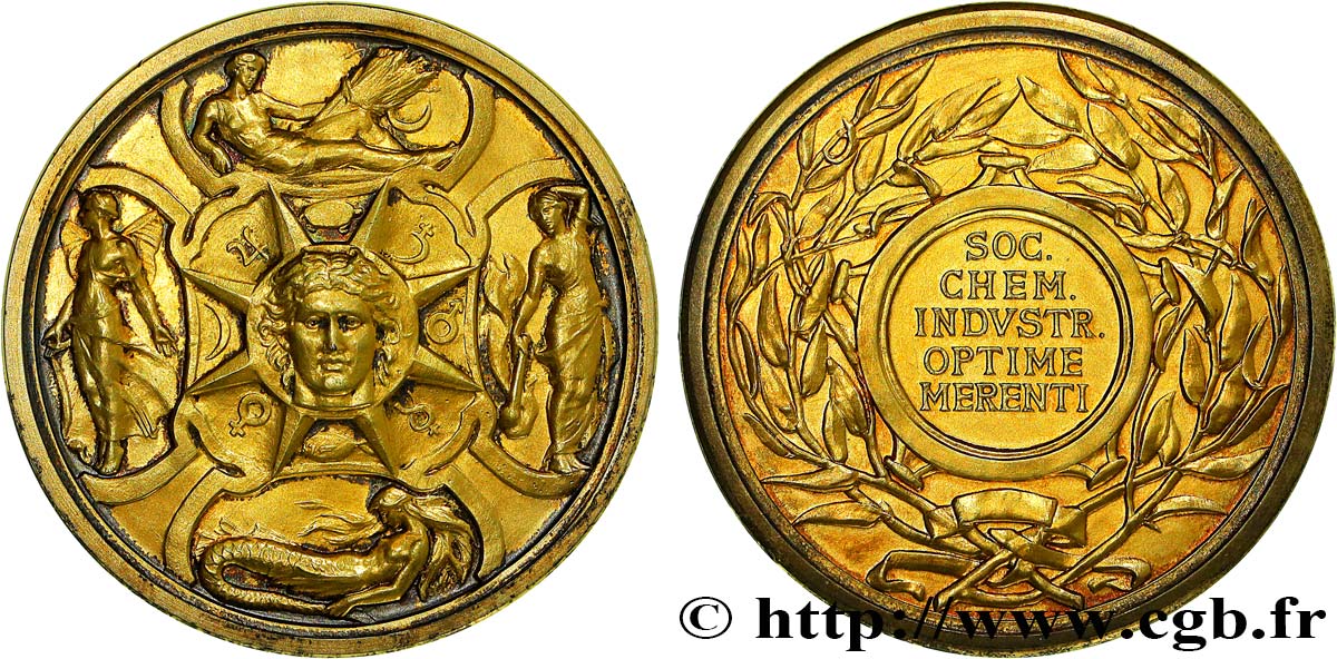 SCIENCES & SCIENTIFIQUES Médaille, offerte à William Crookes AU