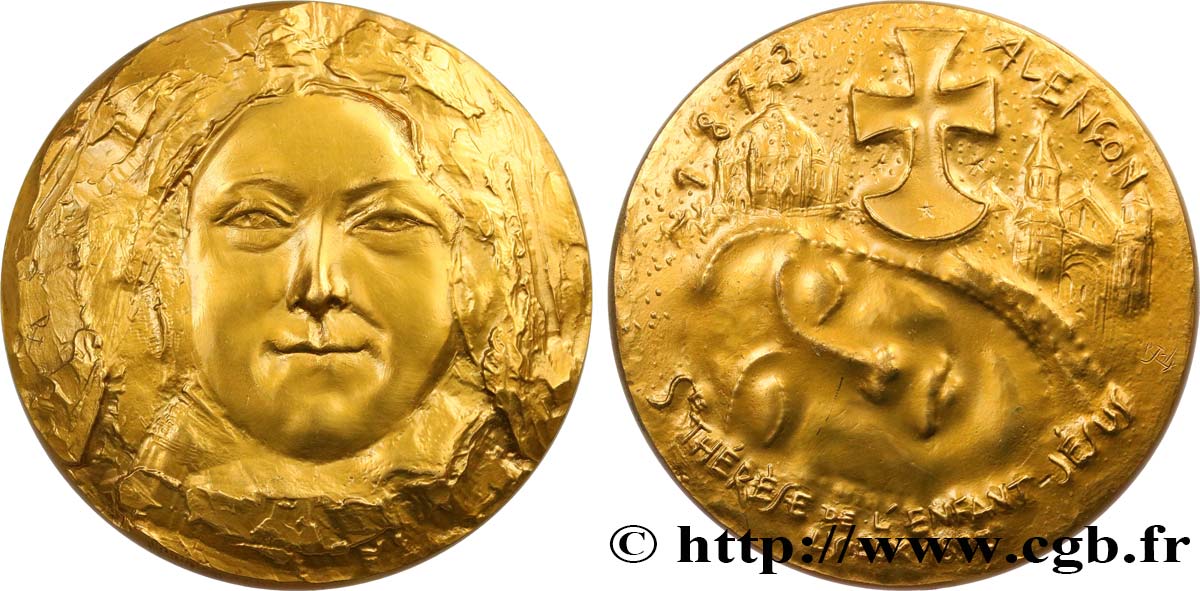 MÉDAILLES RELIGIEUSES Médaille, Sainte Thérèse de l’enfant Jésus SUP