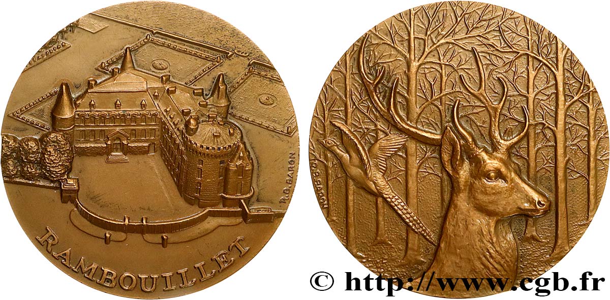 MONUMENTS ET HISTOIRE Médaille, Château de Rambouillet SUP