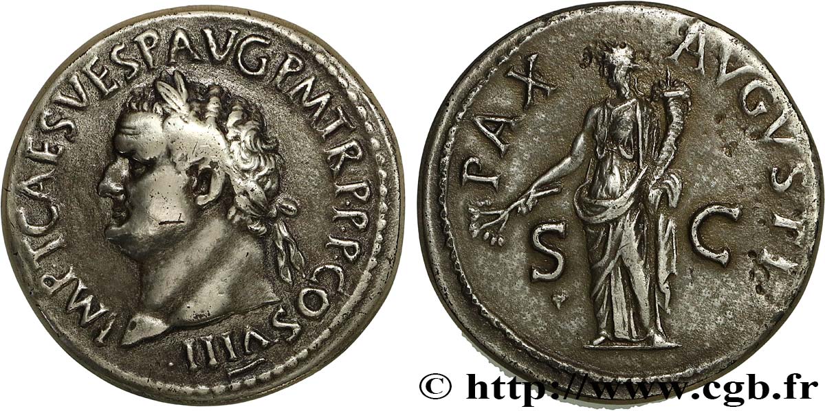 TITO Médaille, Reproduction d’un As de Rome EBC