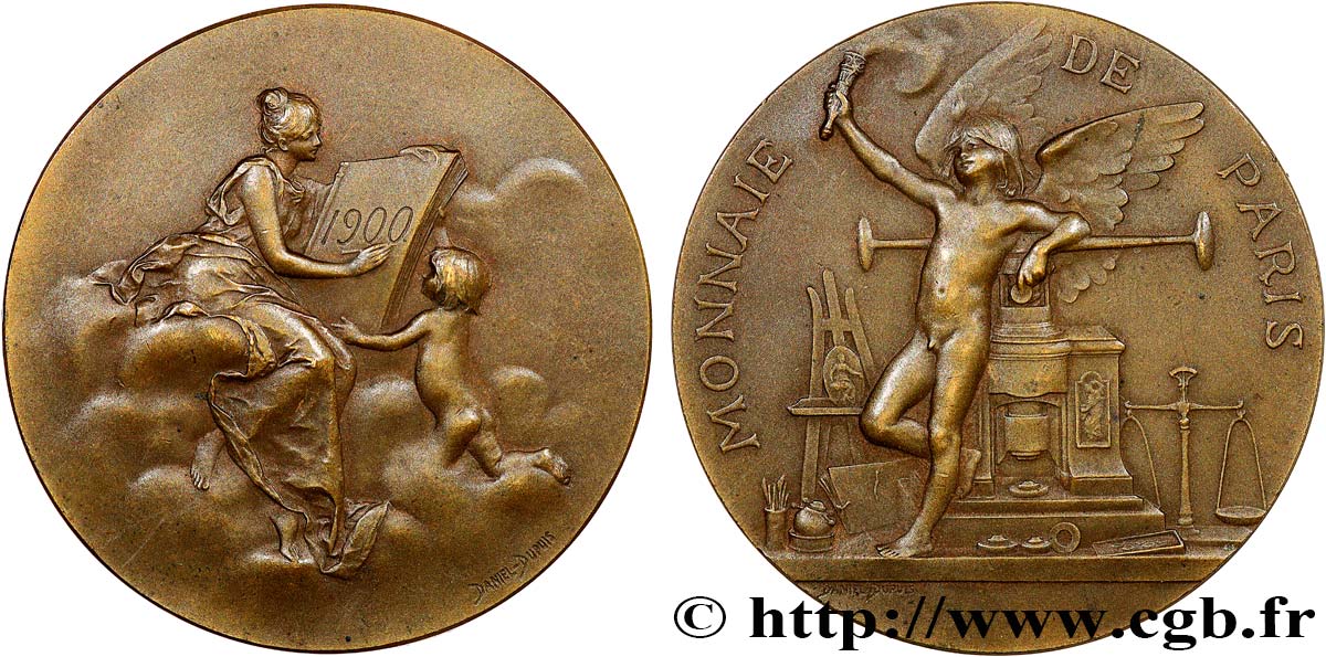 TERZA REPUBBLICA FRANCESE Médaille, Monnaie de Paris q.SPL
