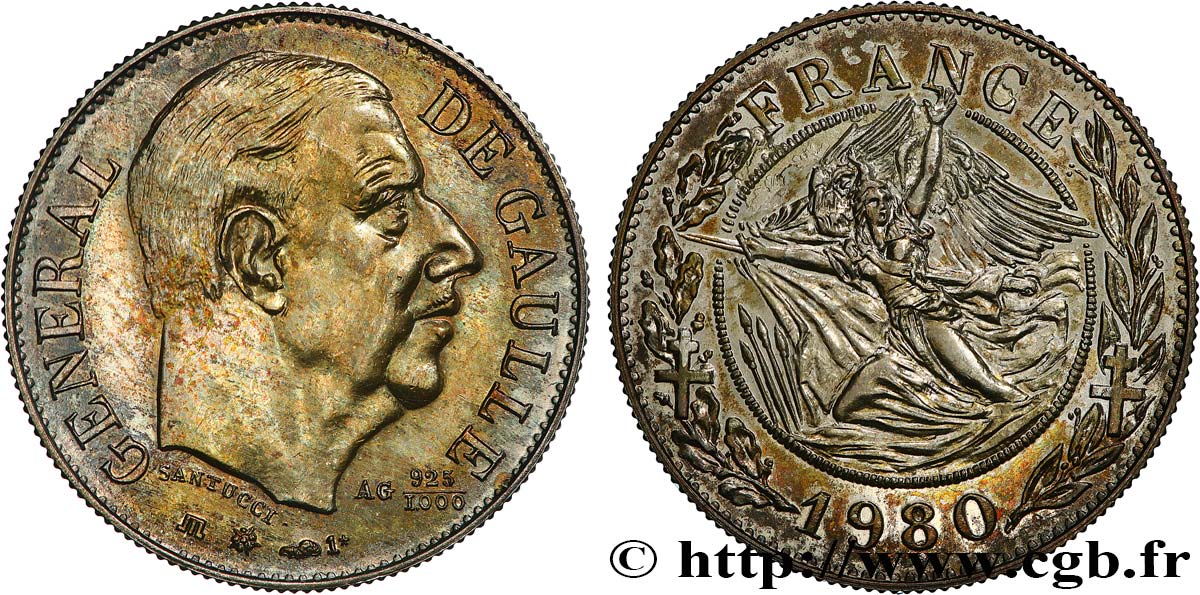 CINQUIÈME RÉPUBLIQUE Module de 20 francs SUP