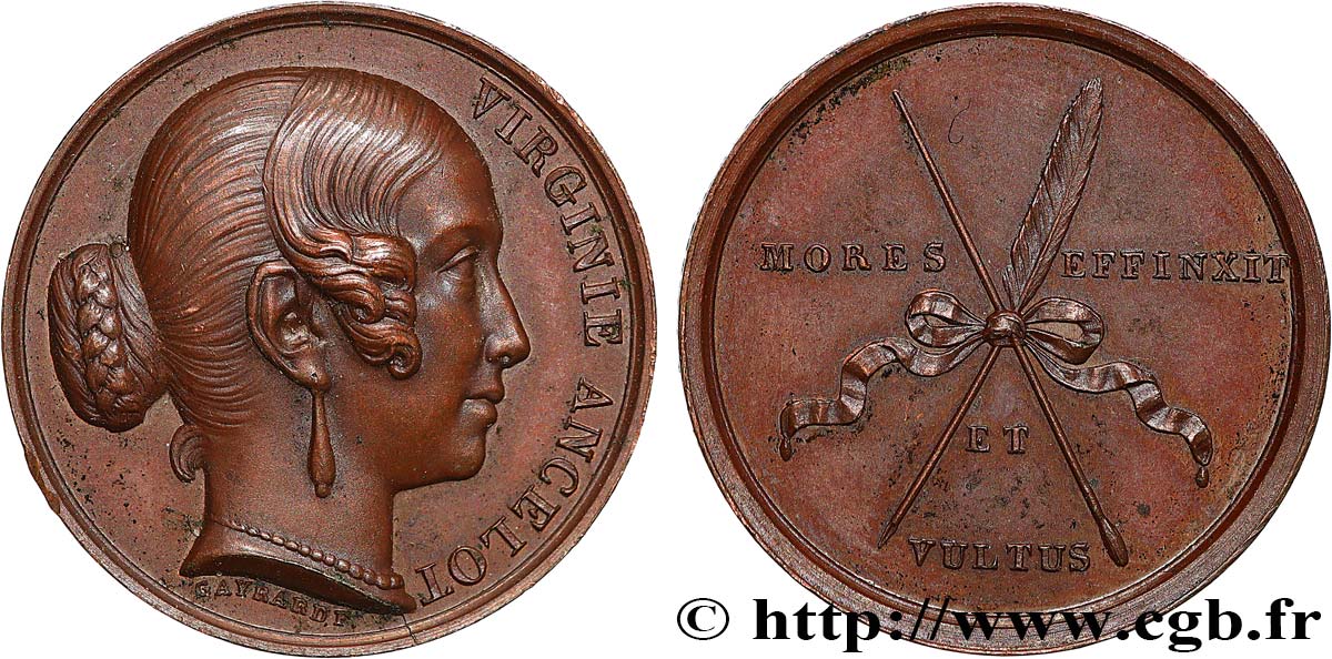 LUIS FELIPE I Médaille, Virginie Ancelot EBC