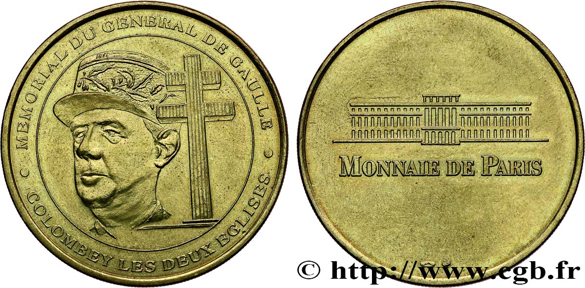 MÉDAILLES TOURISTIQUES Médaille touristique, Mémorial du général de Gaulle TTB