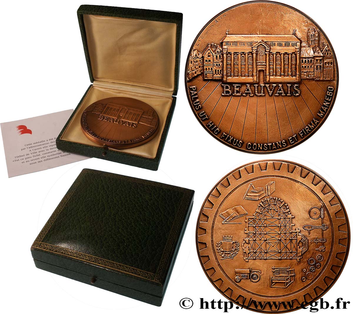 QUINTA REPUBBLICA FRANCESE Médaille, Beauvais, le Travail SPL