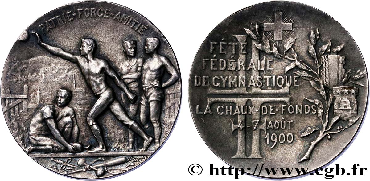 SUISSE Médaille, Fête fédérale de gymnastique fVZ