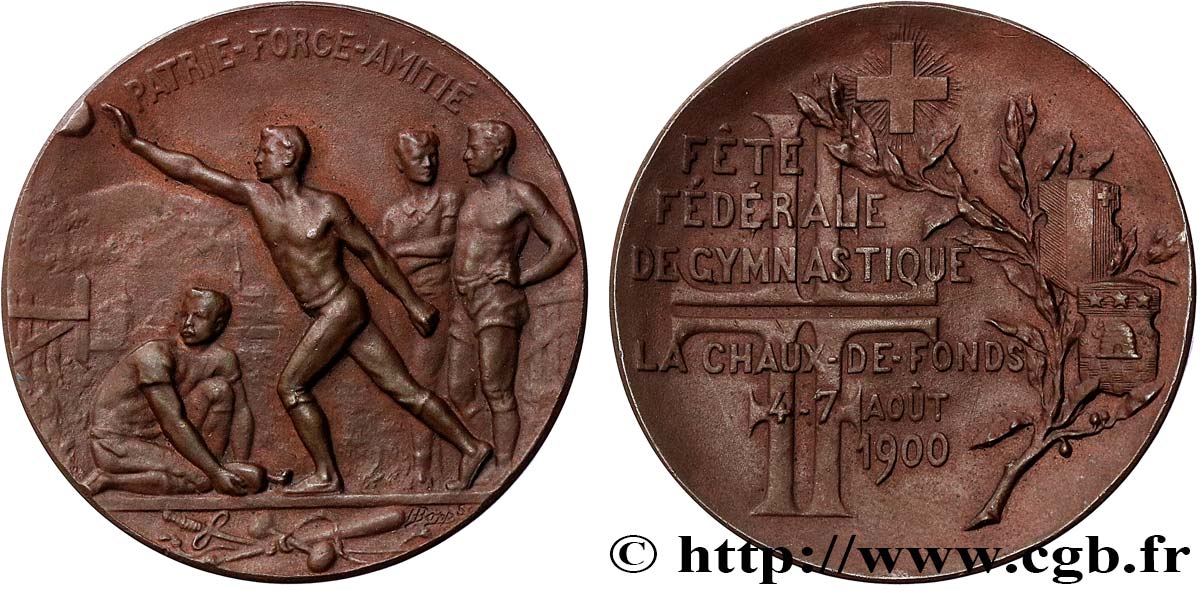 SUISSE Médaille, Fête fédérale de gymnastique VZ