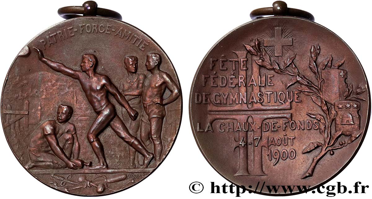SUISSE Médaille, Fête fédérale de gymnastique EBC