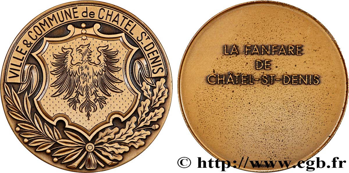 SWITZERLAND Médaille, Fanfare de Châtel-Saint-Denis AU