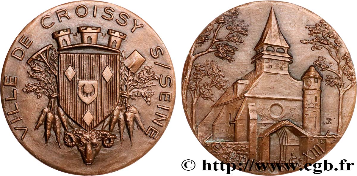 BUILDINGS AND HISTORY Médaille, Le prieuré de Croissy-sur-Seine SPL