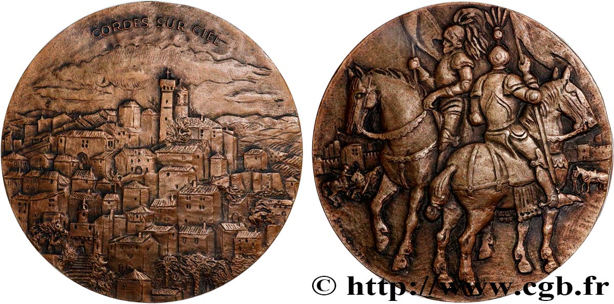 MONUMENTS ET HISTOIRE Médaille, Cordes sur ciel SUP