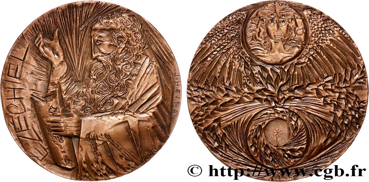RELIGIOUS MEDALS Médaille, Ézéchiel AU