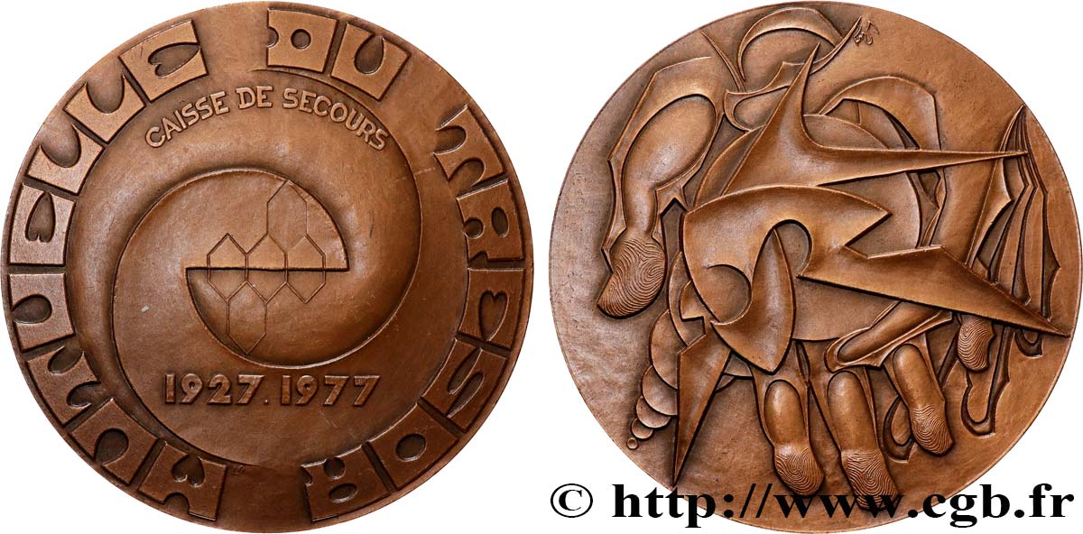 SAVINGS BANKS / CAISSES D ÉPARGNE Médaille, Mutuelle du Trésor AU