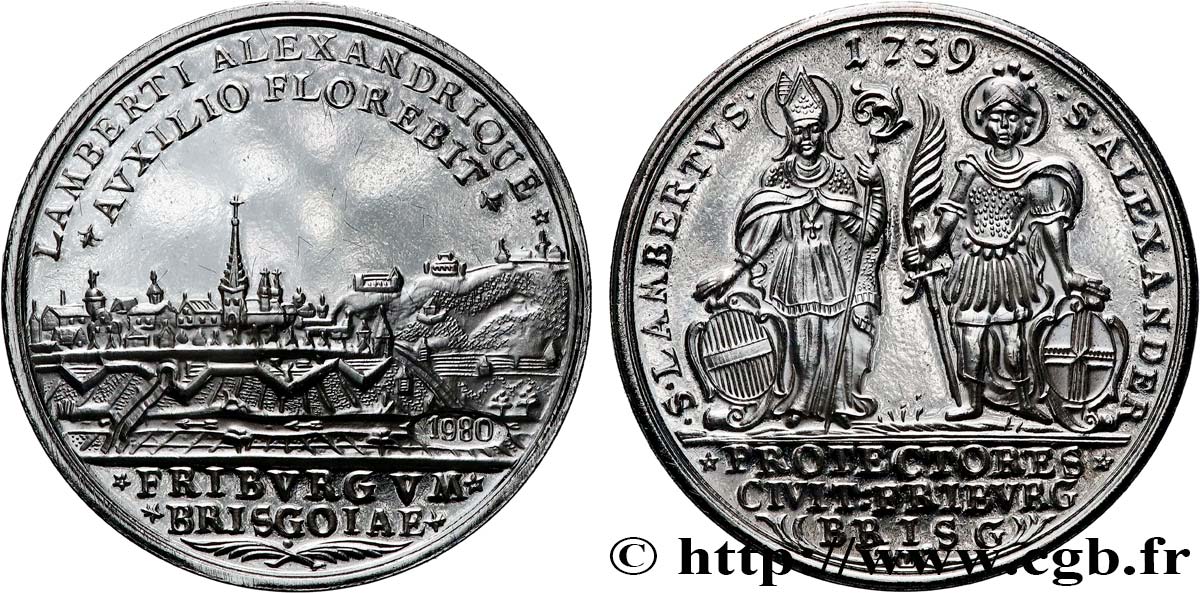 ALEMANIA Médaille, Reproduction du Patronastaler EBC