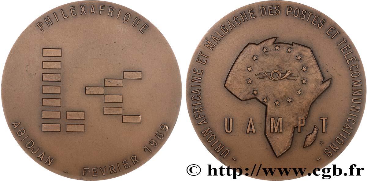 IVORY COAST Médaille, Philexafrique AU