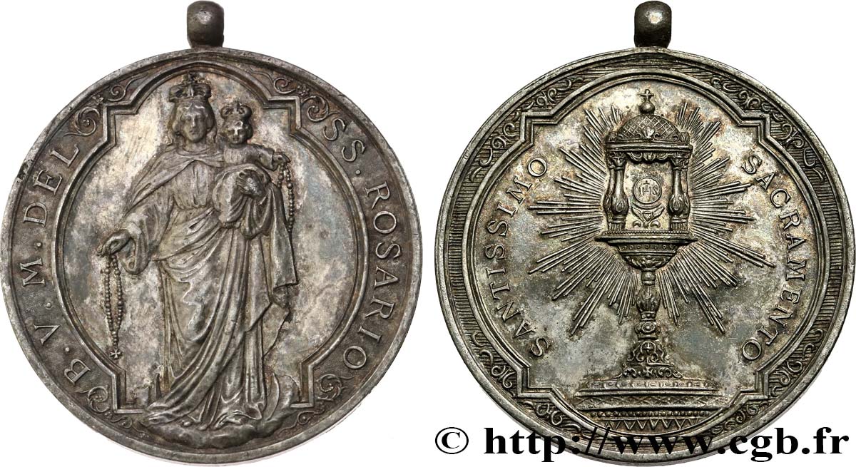 MÉDAILLES RELIGIEUSES Médaille, Saint Sacrement AU