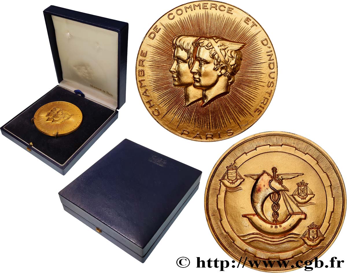 CHAMBERS OF COMMERCE Médaille, Chambre de commerce et d’industrie de Paris AU